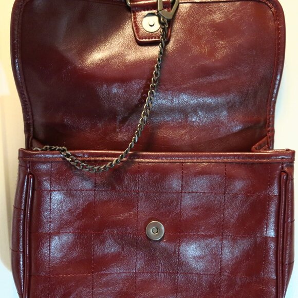 ZARA Burgundy Handbag - Picture 5 of 7